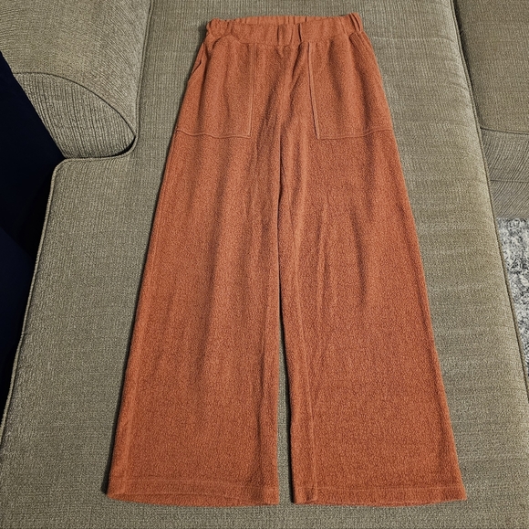 Madewell Pants - Madewell MWL Cozybrushed Weather Brick Straight Leg Casual Sweatpants Size XS